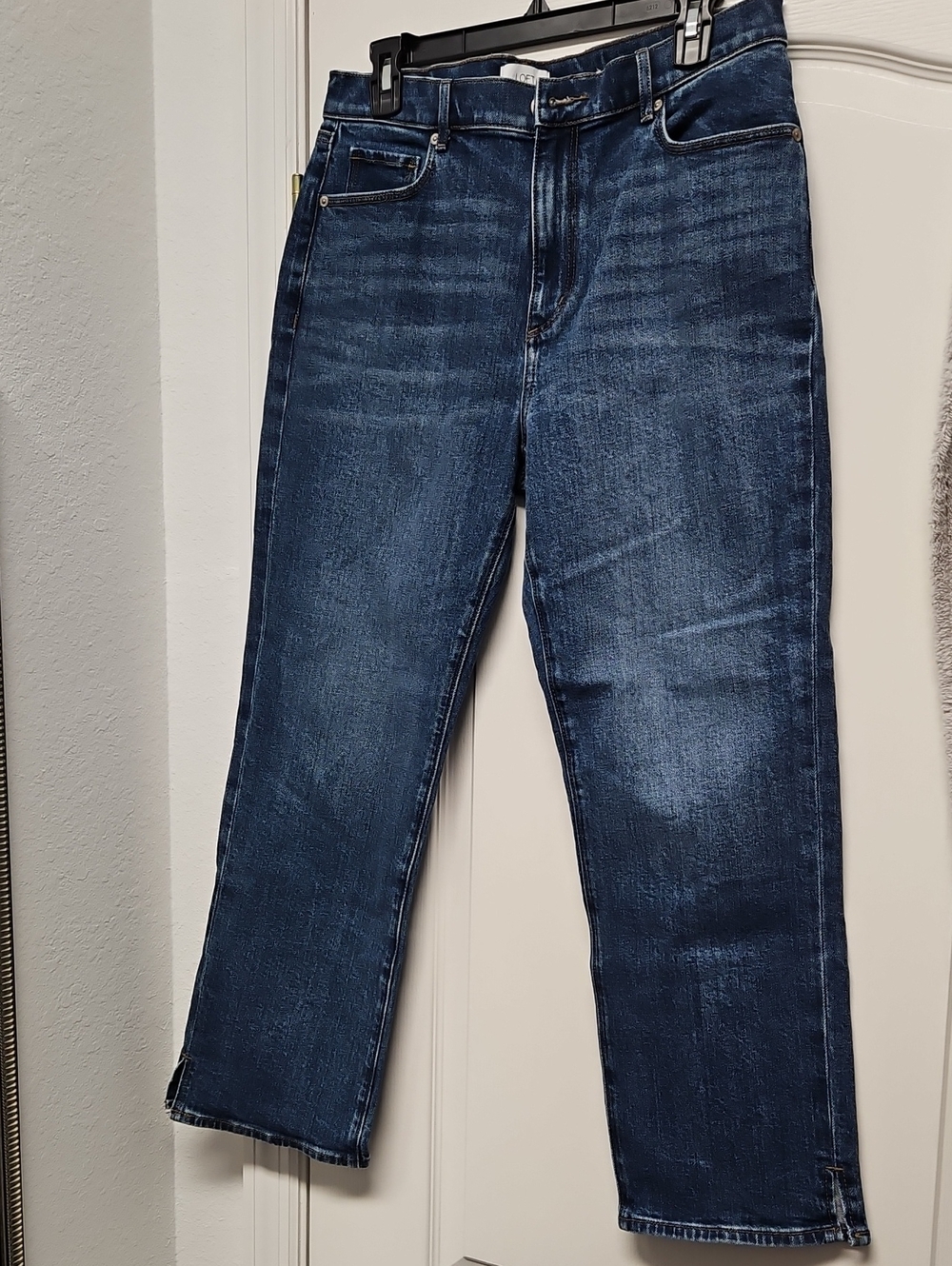 Loft High Rise Straight Jeans